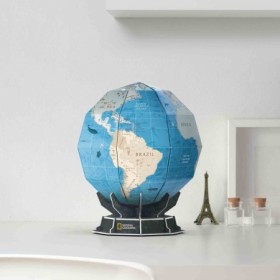 Joc Educativ STEM National Geographic puzzle 3D Globul pamantesc 32 piese si brosura in romana